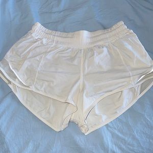 White Lululemon Hotty Hot 2.5